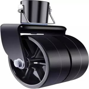 샹지 듀얼 6인치 트레일러 잭 휠 교체 및 핀 텅 히치 유틸리티 부품 2000파운드 용량