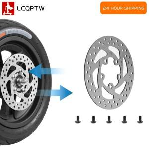 Ninebot F2 전동 스쿠터 전륜 용 110mm 브레이크 디스크 스테인레스 스틸 로터 패드 5 나사 교체 부품이있