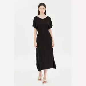 매장정품 SISLEY 시슬리 브이넥 플레어 니트 원피스 SAKO01441 1188388