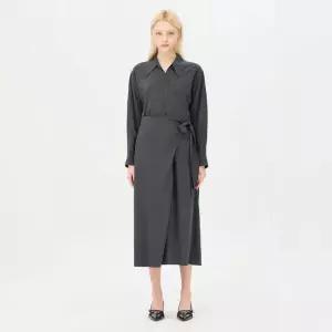 매장정품 SISLEY 시슬리 나봄 셔츠형 랩 원피스 SAOP11441 1104780