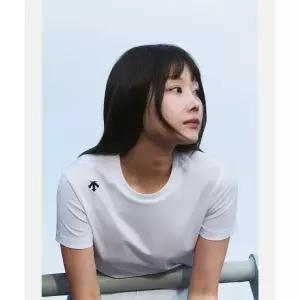 [국내매장판] 데상트 DESCENTE [세리나소빈 ]터프 반팔 티셔츠 화이트 SR123UTS11 SR123UTS11_WHT0 228294