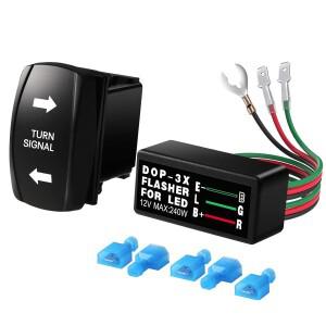 ATV UTV RV 보트 오프로드 트럭 트랙터 바이크 오토바이 4Pin ON/Off/ON 용 신호 로커 스위치 및 성 노출증