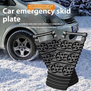 1PC 스노우 타이어 회복 보드, 오프로드 비상용 미끄럼 방지 매트, 자동차 체인 삽 램프 패드 장비