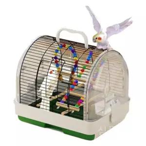 새장케이지 비둘기 이동장 대형새장 앵무새집 투명 외출용 새장 소형 앵무새 가방 하우스