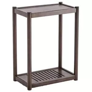 컴퓨터본체선반 본체선반 스탠드 수직 노트북 바퀴형 브라켓 원목 인테리어 보관함 나무