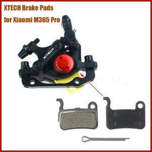 샤오미호환 M365 Pro 1S 2 전기 스쿠터 액세서리 용 2피스 ZOOM XTECH HB100 유압 브레이크 패드 반금속