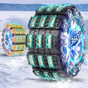 8Pcs 범용 자동차 바퀴 타이어 스노우 체인 자동차 타이어 미끄럼 방지 체인 벨트 165-275 바퀴에 대 한 장