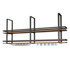 천장형 선반 캐비닛 철제 와인 사이즈 다이 와인선반 행거 양주 수납장 보관대 골드