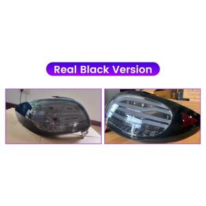 푸조 206 2004-2008용 LED 테일 라이트 2개, 후미등 DRL 브레이크 후진등 안개등 플러그 앤 플레이 자동차