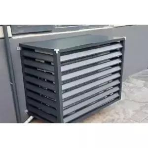 실외기 3면 야외 알루미늄 에어컨 덮개 가림막 탄화