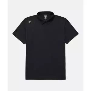 [국내매장판] 데상트 DESCENTE 듀얼리스 린넨 폴로 반팔 티셔츠 블랙 SR121DPS33 SR121DPS33_BLK0 228348