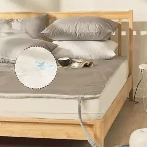 논슬립 그레이 방수 커버 퀸 Q 온수매트