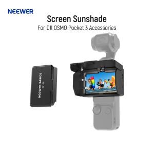 NEEWER호환 스크린 선쉐이드 DJI호환 OSMO Pocket 3 액세서리용  3면 접이식 눈부심 방지 카메라 선 후드