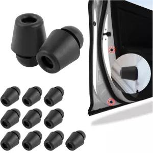 12PCS 고무 자동차 도어 범퍼 패드 오토 가드 프로텍터 충격 흡수 매트 소음 감소를 위한 전면/후면용 슬램