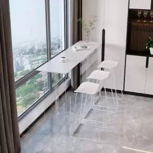 아크릴 홈바 미니멀 베란다 의자 테이블 바 주방 창문
