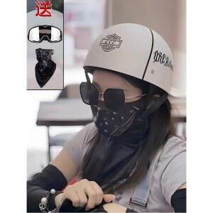 스냅백헬멧 여름 반모 바이크 커플 마스크 스쿠터 고글