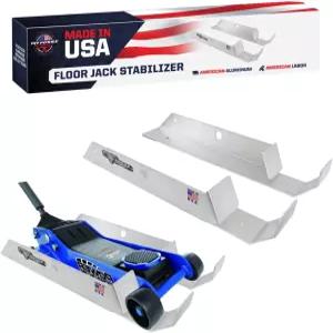 밀폐형 레이스 트레일러용 피트 포즈 488 알루미늄 플로어 잭 홀더 정리함 - 미국산 스태빌라이저가 가장