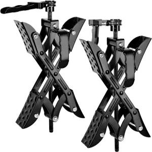 렌치가 내장된 Yesker RV 휠 초크 여행 트레일러용 헤비 듀티 트레일러 및 캠핑카용 X 스태빌라이저 타이어