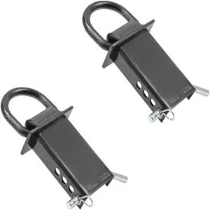 마이티 제품 헤비 듀티 조절식 트레일러 스테이킹 포켓 5/8인치 D 링 1/2인치 히치 핀 하중 제한