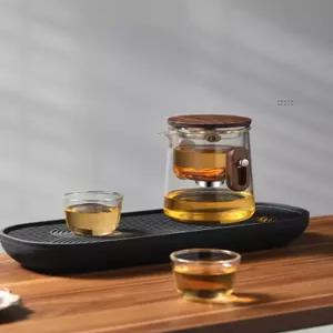 여행용 티팟 찻잔 세트 티메이커 거름망 필터 파우치