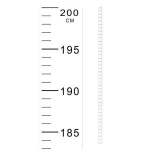 투명 키재기 스티커 부착식 키측정 시트지
