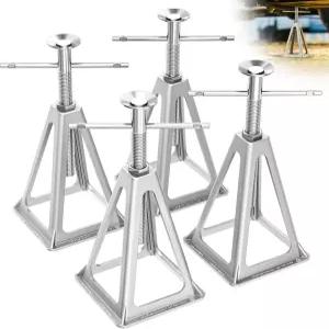 폴린 RV 스태빌라이저 잭 4팩 여행용 트레일러 캠퍼용 헤비 듀티 알루미늄 스탠드 싱글 스크류 최대