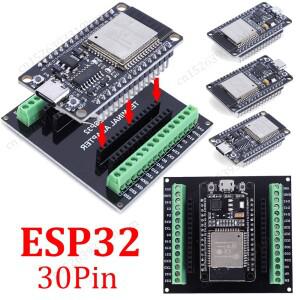 ESP32 개발 보드 30Pin 브레이크 아웃 WiFi + Bluetooth Arduino호환 용 초저전력 듀얼 코어 확장