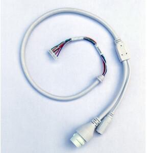 이더넷 Lan PoE 케이블 RJ45 네트워크 dahua ip 돔 카메라용 12 핀 8 코어