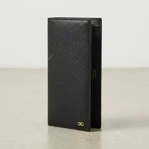 [페라가모] FW24 여성 간치니 장지갑66 1458 NERO 0775653