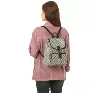 (베)쌈지]패서너블 로고 태슬 만두 백팩