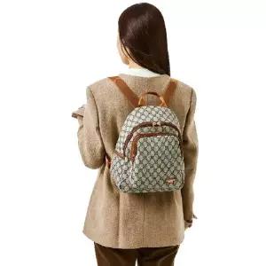 (베)쌈지]자카드 로고 스티치 백팩