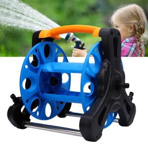 휴대용 물 호스 릴 카트 가벼운 PP 소재 벽걸이형 정원용 파이프 홀더 114.8ft 호스용