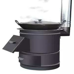 가마솥 화덕 전원주택 난로 시골 드럼통 화구 아궁이 장작 스토브 야외 대형 주물 솥티