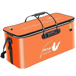 물고기 밑밥통 낚시보조가방 하드 낚시 검정색 살림통 낚시대 불투명 산소