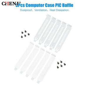 데스크탑 컴퓨터 PCI 배플/PCI 슬롯 커버  먼지 필터 블랭킹 보드  냉각 선풍기 환기 케이스  5 개