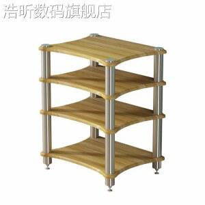 오디오 장식장 거실 오디오랙 진열장 2단 콘솔 거치대 원목 1 화이트