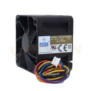 초대형 풍량 서버  4 선 선풍기  AVC 4028  4cm  12V  1.00A  DBTB0428B2G