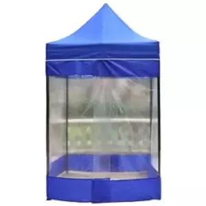임시 바람막이 캐노피 농막 소형 접이식 텐트 천막 후면