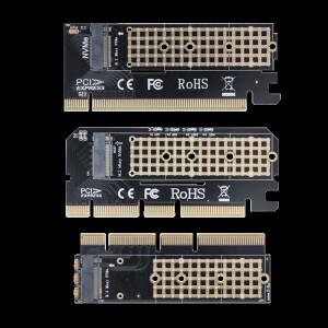 M.2 NVMe M 키-PCIe 3.0 SSD 어댑터 카드 X4 X8 X16 데스크탑 PC PCI-E 그래픽 Sot