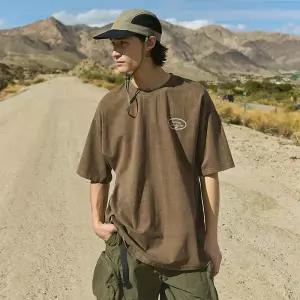 플루크 NEW 러닝 슬로건 피그먼트 반팔 티셔츠 FST747 / 4color1176377