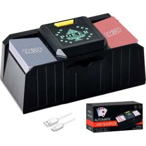 자동 카드 셔플러 UNO용 Suwimut 소형 비타기 블랙 자동화 클럽 훌라