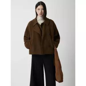 ZOOC 라마 블렌디드 숏 코트 Z254MSG5011181561