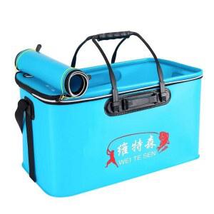 물고기통 접이식 낚시통 두레박 55 70cm 55cm 삐꾸통 1 블랙