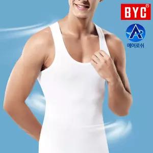 [BYC]BYC 남성 기능성에어로쉬 민소매남런닝 BYA1117 1매입