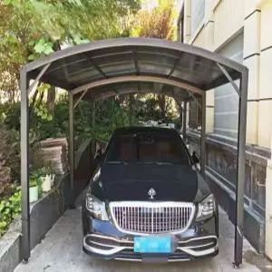 스카이어닝 이동식주차장 차고 그늘 캐노피 쉐드 차단 가로 비 텔레스코픽 자외선