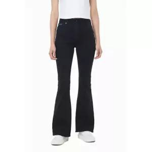 [백화점 정품] 캘빈클라인 진 여성 하이라이즈 플레어 블랙진 청바지 47D746G