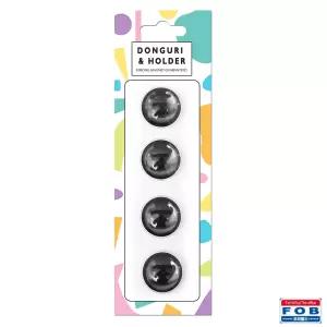 포비 동그리 자석홀더 네오디움 26mm 4개입 블랙