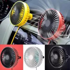 [CAR] 차량용 선풍기 LED 써큘레이터 송풍구 거치형 조명