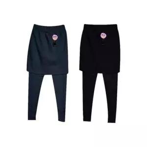 기모치마레깅스 겨울 여성 5부 레깅스치마바지