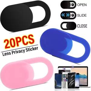 1-20PCS 범용 울트라 씬 노트북 카메라 커버 슬라이드 웹캠 프라이버시 스티커 아이폰 아이패드 컴퓨터 카
